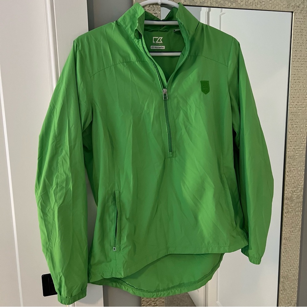 Cutter & Buck Vibrant Green Windbreaker